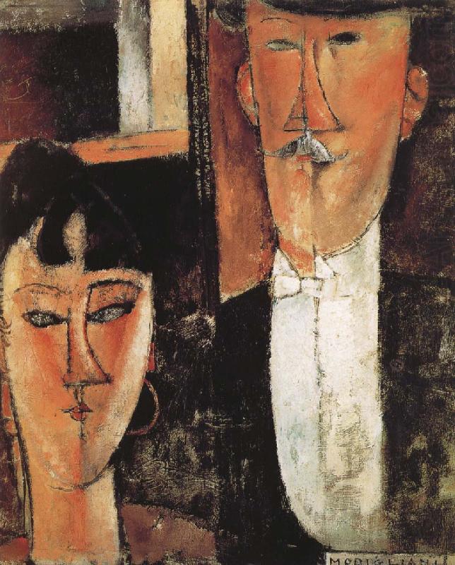 Bride and Groom, Amedeo Modigliani